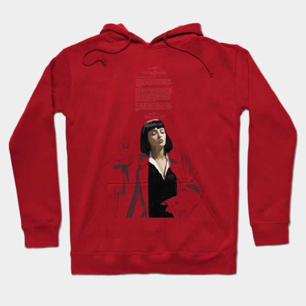 PULP FICTION | PAINTING Hoodie by EGLOOP